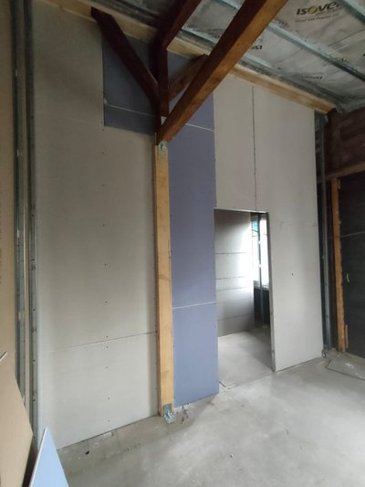 Cloisons en plaques de plâtre